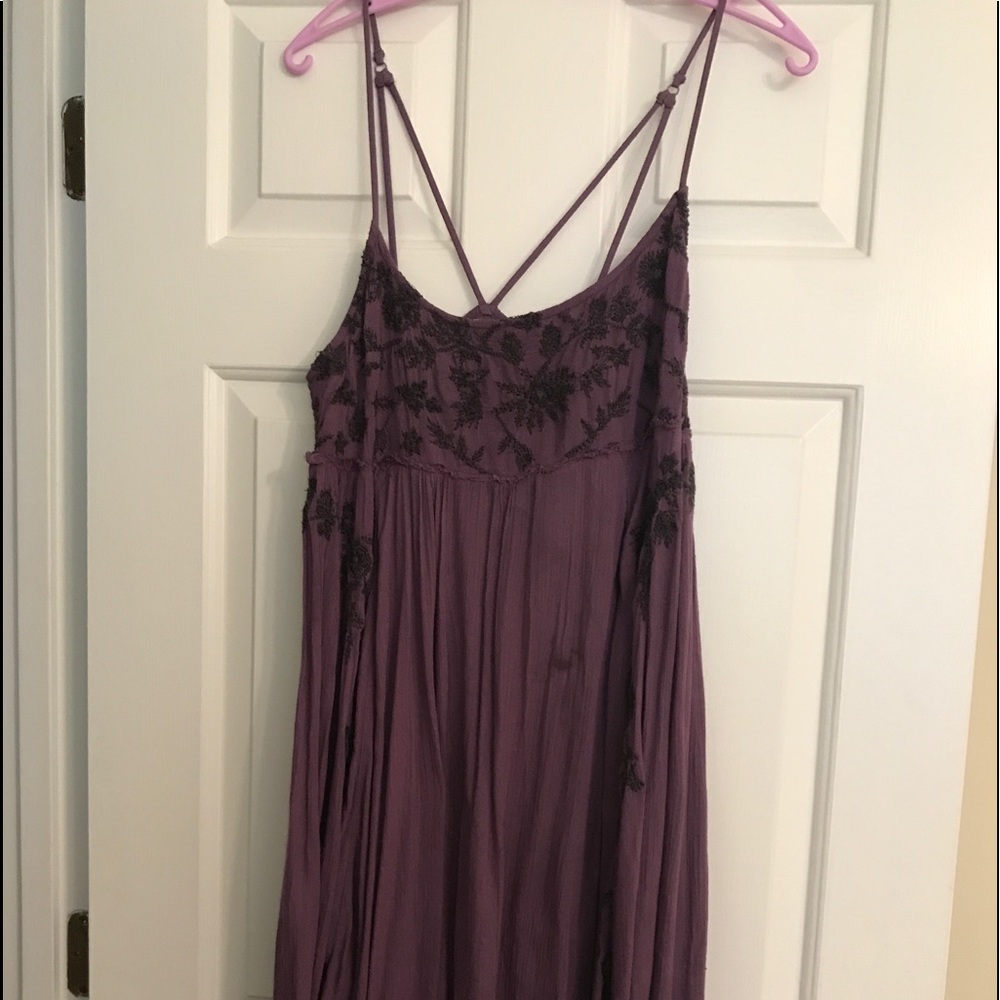 purple free people sundress